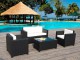 SALON DE JARDIN MONICA 4 PIECES A PRIX BAS