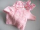 Tricot bébé trousseau calinou rose