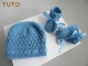 Tuto tricot bébé Bonnet et chaussons TORSADE