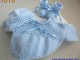 Explications, Tuto tricot bb trousseau bleu astra complet