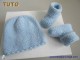 Tuto Bonnet chaussons bb layette tricot bebe explications pdf