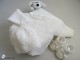 Tricot layette bb fait main, brassière, bonnet, chaussons, béguin