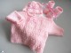 Tricot layette bb fait main, brassière, bonnet, chaussons, béguin