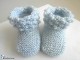 Tricot layette bb fait main chaussons