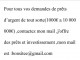  OFFRE DE PRËT ENTRE PARTICULIER sérieux A 2,5% en France,france.