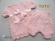 Fiche Tricot bébé, TUTO, robe et culotte cache-couche, bloomer