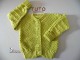 Fiche Tricot bébé, TUTO, Gilet bébé et enfant plusieurs tailles 