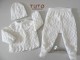 Fiche Tricot bébé, TUTO, ensemble PREMA complet layette bb