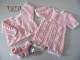 Fiche Tricot bébé, TUTO, ensemble complet layette bb