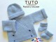 Patron tricot b&eacute;b&eacute; FACILE layette &agrave; tricoter - tuto - explication