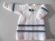 Robe tricot b&eacute;b&eacute; mod&egrave;le layette tricot&eacute; main sur OPLA